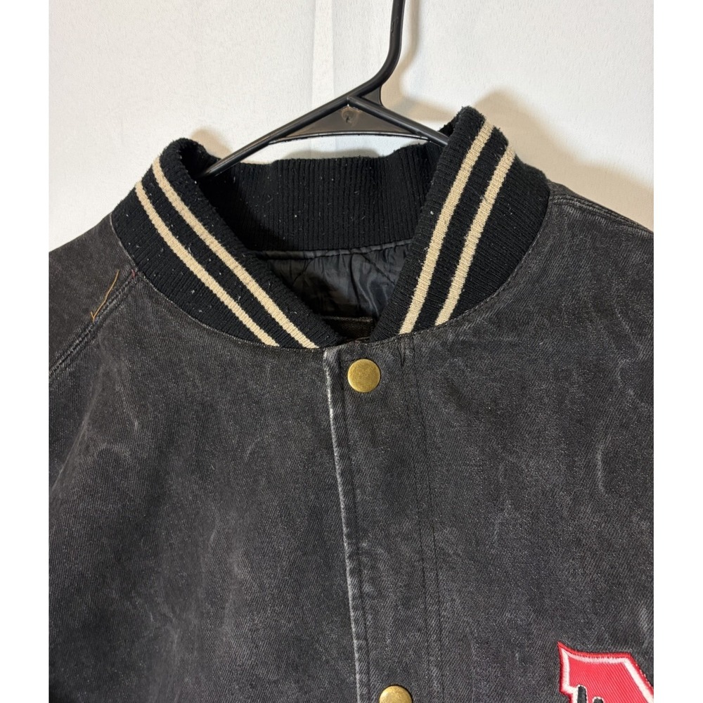 NCAA NEBRASKA CORNHUSKERS MEN'S VARSITY JACKET Streetwear Prep Size 2XL - Picture 7 of 16